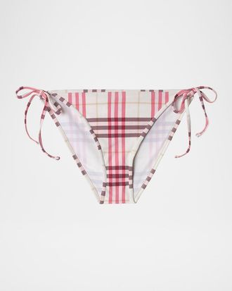 Burberry Sadie Check Bikini Bottoms