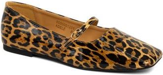 Shushop Adele Mary Jane Flat in Leopard Print at Nordstrom, Size 7.5