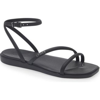 Crocs Miami Ankle Strap Sandal in Black at Nordstrom, Size 10