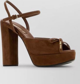 Miu Miu suede leather sandals