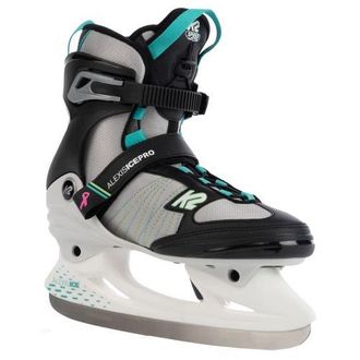 K2 Alexis Ice Pro White Grey Teal Womens Ice Skates in White/grey/teal at Nordstrom, Size 4