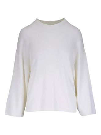 Khaite Darcy bell-sleeve sweater - women - Merino - M - White