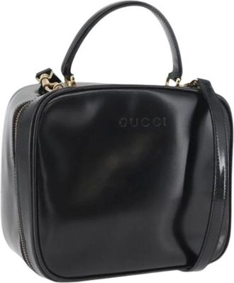 Gucci Pre-owned Handbags, female, Black, Size: ONE SIZE Pre-owned Vintage Hand Bag