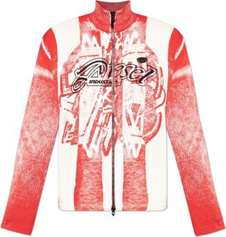 Diesel Truien & Vesten, Heren, Rood, M, Katoen, Cardigan K-Oliba-Jkt