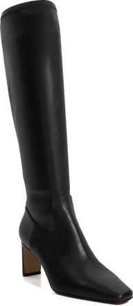 Dune London Womens Ladies Stellan - Square Toe Knee High Boots - Black - Size UK 5
