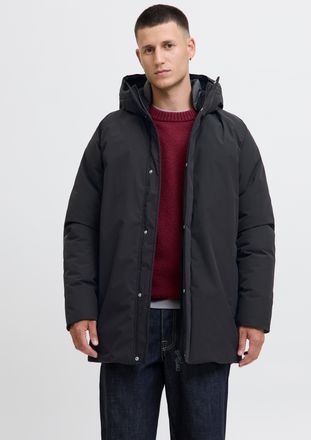 Jack & Jones Parka JACK & JONES JJEWOOD PARKA SN, Herren, Gr. XS, schwarz, Web, Obermaterial: 100% Polyester, unifarben, regular fit, Jacken Parka