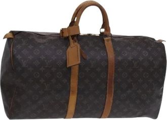 Louis Vuitton Pre-owned Weekend Bags, female, Brown, Size: ONE SIZE Pre-owned Vintage Boston Bag