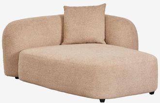 Sklum Sklum - M&oacute;dulo Chaise Longue Derecho Para Sof&aacute; Modular En Chenilla Coco