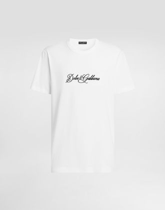 Dolce & Gabbana Cotton T-shirt - Man T-shirts And Polos White 44