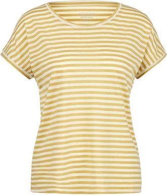 Stoic Merino155 LaholmSt. Loose Shirt Striped Merinoshirt f&uuml;r Damen | beige