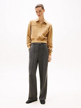 Tommy Hilfiger Seam Detail Relaxed Straight Leg Trousers