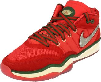 Nike Air Zoom G.T. Hustle 2 Mens Basketball Trainers DJ9405 Sneakers Shoes (UK 10 US 11 EU 45, Track red Metallic Silver 601)
