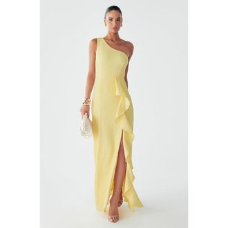BWLDR Catia Dress in Lemon at Nordstrom, Size 10