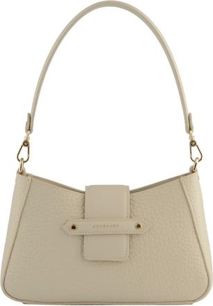 Pourchet Tassen, Dames, Beige, ONE Size, Leer, Fleuves Schoudertas