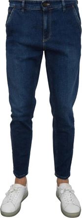 Pantaloni Torino Klassieke Denim Jeans voor dagelijks gebruik - Heren - Slim Fit Jeans - Blauw - W31 - Denim - Jeans