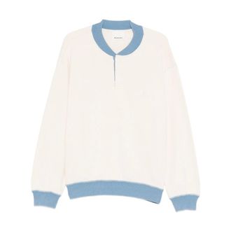 Isabel Marant Jersey Henley de Algod&oacute;n - Knitwear - Hombre - Beige - L