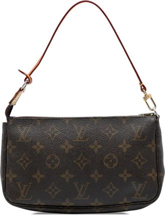 Louis Vuitton 2001 Monogram Pochette Accessoires schoudertas - Bruin