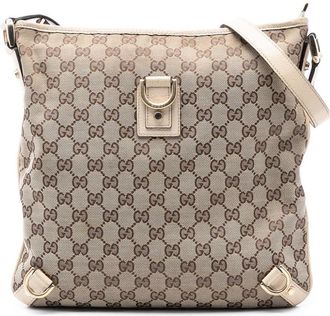 Gucci Pre-owned Gucci GG Canvas Abbey D Ring Crossbody Unisex 131326 506631