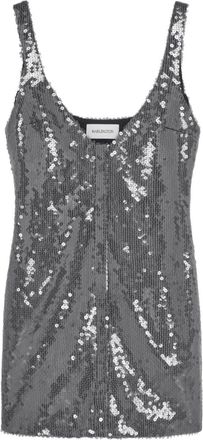 16Arlington sequin mini dress - women - Polyester/Polyester - 12 - Silver