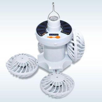 OEM Ventilador De Techo Universal Con Luz, Ventilador Tipo Cenador Con Gancho Plegable Ligero, Adecuado Para El Hogar, Camping Y Jard&iacute;n