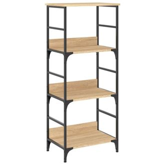 vidaXL Estanter&iacute;a De Madera Ingenier&iacute;a Roble Sonoma 50x33x117,5 Cm Vidaxl
