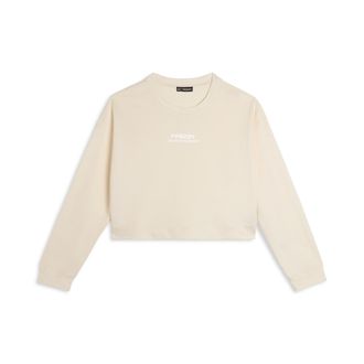 Freddy Felpa cropped comfort fit con grafica frontale