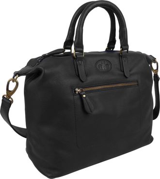 Rowallan Ladies Leather Mini Tote Shoulder Bag Ankara Collection (Black)