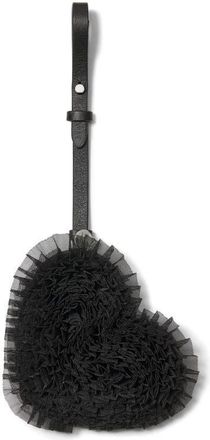 Kate Spade New York charmed heart tulle bag charm in Black at Nordstrom
