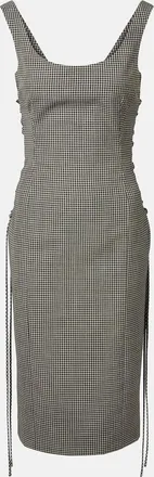 Alexander McQueen Gingham midi dress