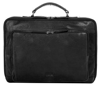 Spikes & Sparrow Aktentasche SPIKES & SPARROW, Herren, Gr. B/H/T: 40cm x 29cm x 6cm onesize, schwarz, Leder, vintage, Taschen Aktentasche, echt Leder