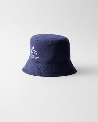 Prada Reversible technical cotton bucket hat