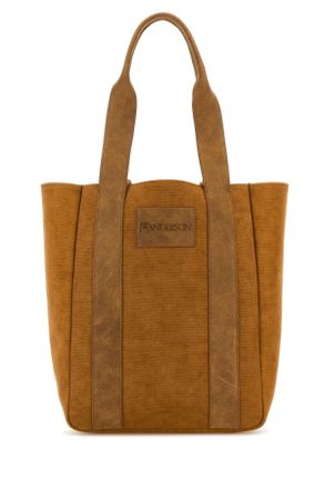 J.W.Anderson Jw Anderson Camel Canvas Workwear Shopping Bag
