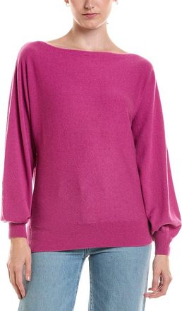 Fort&eacute; Cashmere Off The Shoulder Dolman Sleeve 100% Cashmere Sweater