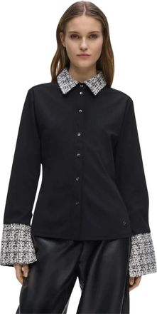 Karl Lagerfeld Mujer, Blusas y Camisas, Negro, Talla: L