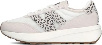 New Balance Beige Panther Print Lage Top Sneakers - Dames - Sneakers - Beige - 38 EU - Su&egrave;de - Schoenen