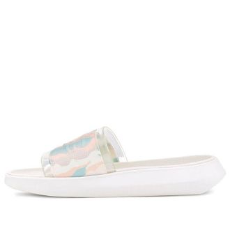 UGG (WMNS) UGG Slide Cali Collage Slipper Rainbow Blue 1120001-PSTR