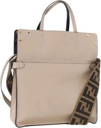Fendi Borsa Tote Pre-owned Vintage - - Pre-owned - Donna - Beige - ONE SIZE