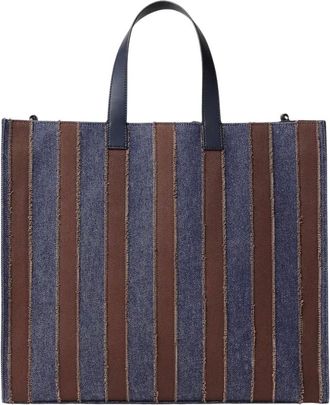 Fendi Shopper Pequin - Bags - Hombre - Multicolor - ONE SIZE