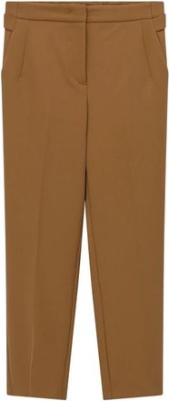 Riani Cropped Broeken - Dames - Vrijetijds broeken - Bruin - M - Broeken