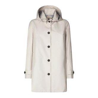 Save The Duck Rain Jackets, female, Beige, Size: XL cappotti e trench Poliestere