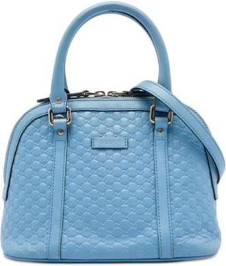 Gucci Pre-owned Dome Satchel - - Pre-owned - Donna - Blu - ONE SIZE