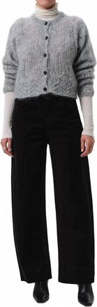 Citizens Of Humanity Ayla Baggy Velvet Pants In Black