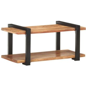 vidaXL Vidaxl - Mobile Porta tv 90x40x40 cm in Legno Massello di Acacia