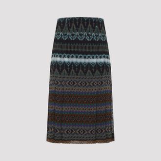 Dries Van Noten Sianora Midi Skirt