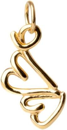 Bar Jewellery Two Hearts Charm