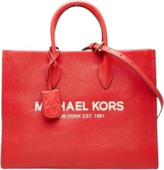 Michael Kors Borsa tote in pelle Pre-owned - - Pre-owned - Donna - Rosso - ONE SIZE