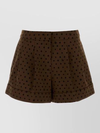 Fendi printed tailored shorts