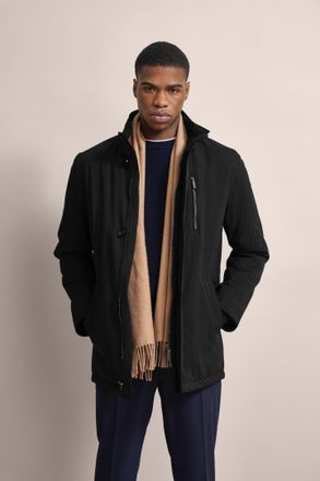 Bugatti Kurzjacke BUGATTI wasserabweisend, Herren, Gr. 110, schwarz, 100% Polyester, unifarben, regular fit, normaler Saum, Jacken Kurzjacke, f&uuml;r das ganze Ja