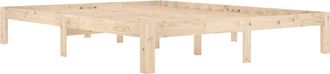 vidaXL Estructura De Cama Sin Colch&oacute;n Madera Maciza De Pino 160x200 Cm Vidaxl