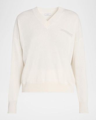 PESERICO Punto Luce Wool-Blend Knit Sweater
